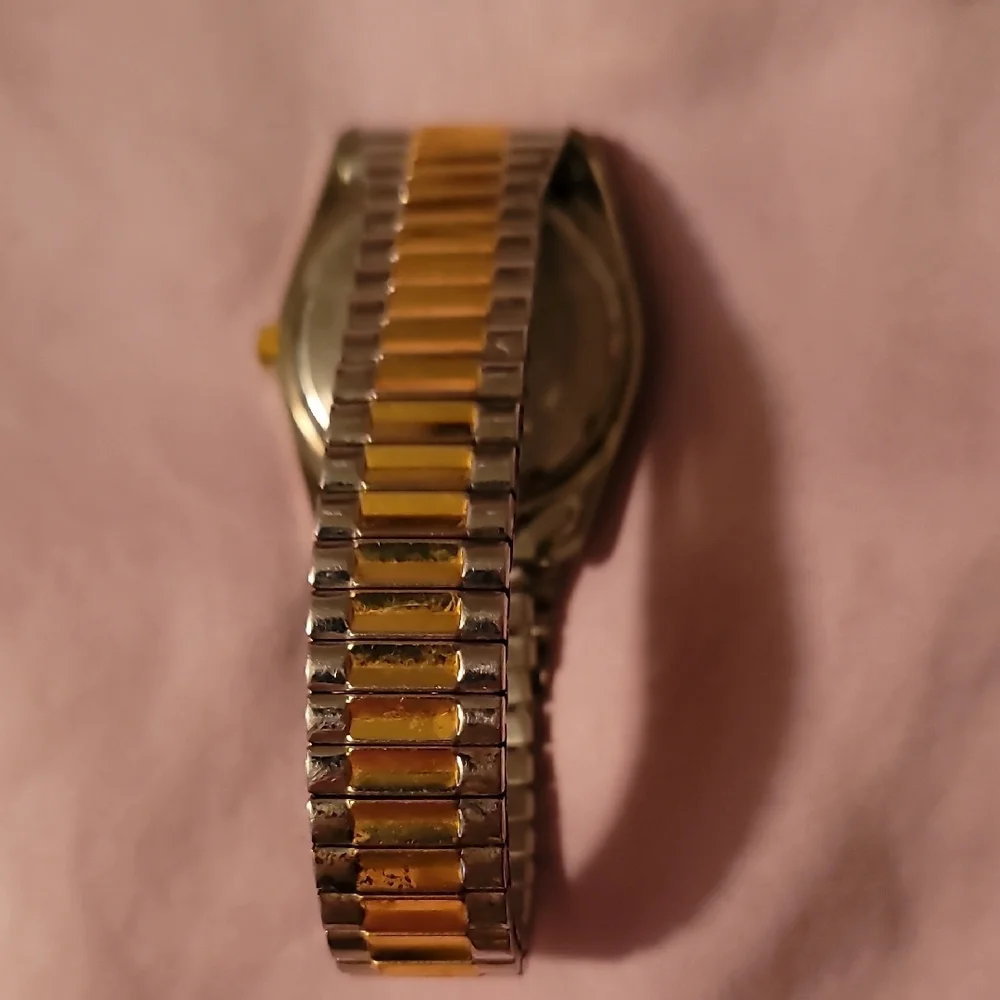 Gold and Silver Time Square‎ Watch